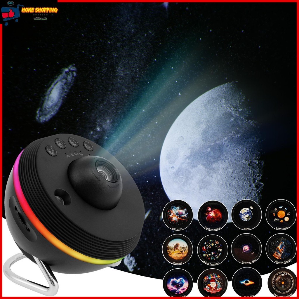 Star Projector พร้อมตัวจับเวลา 4K HD Projection Galaxy Projector ปรับโฟกัส Star Projector Galaxy Li