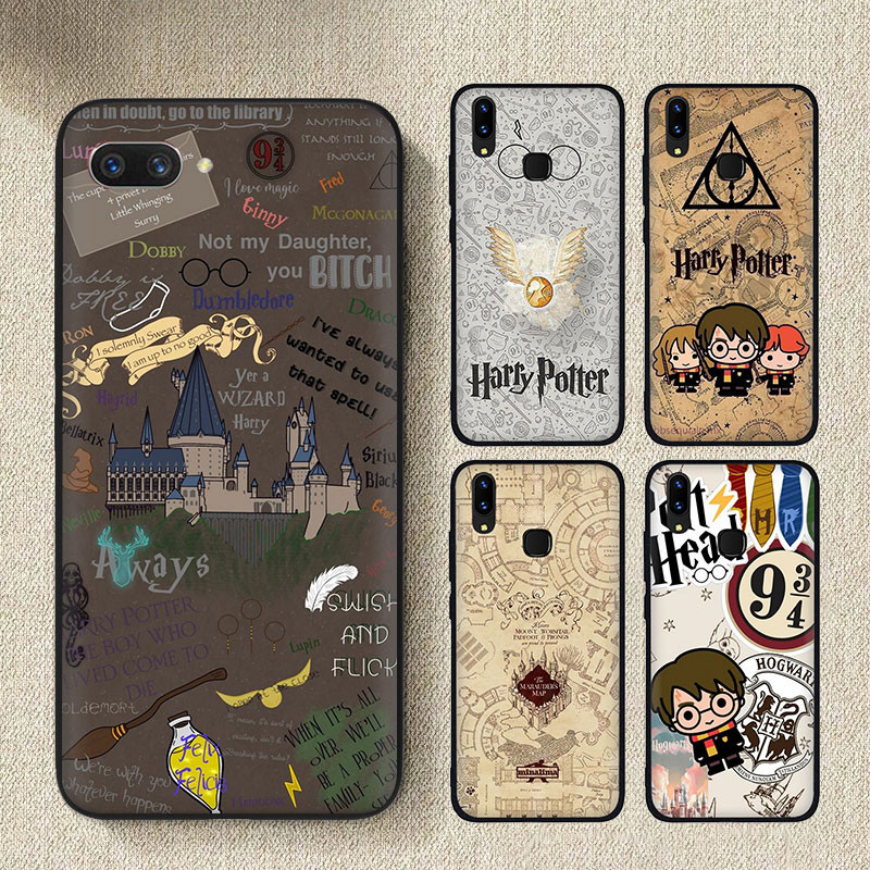 เคสโทรศัพท์ป้องกันการตก OPPO A92 A92S A72 A52 A93 A94 A95 A96 A74 F17 Pro 3Q9L Harry Potter ซิลิโคนอ