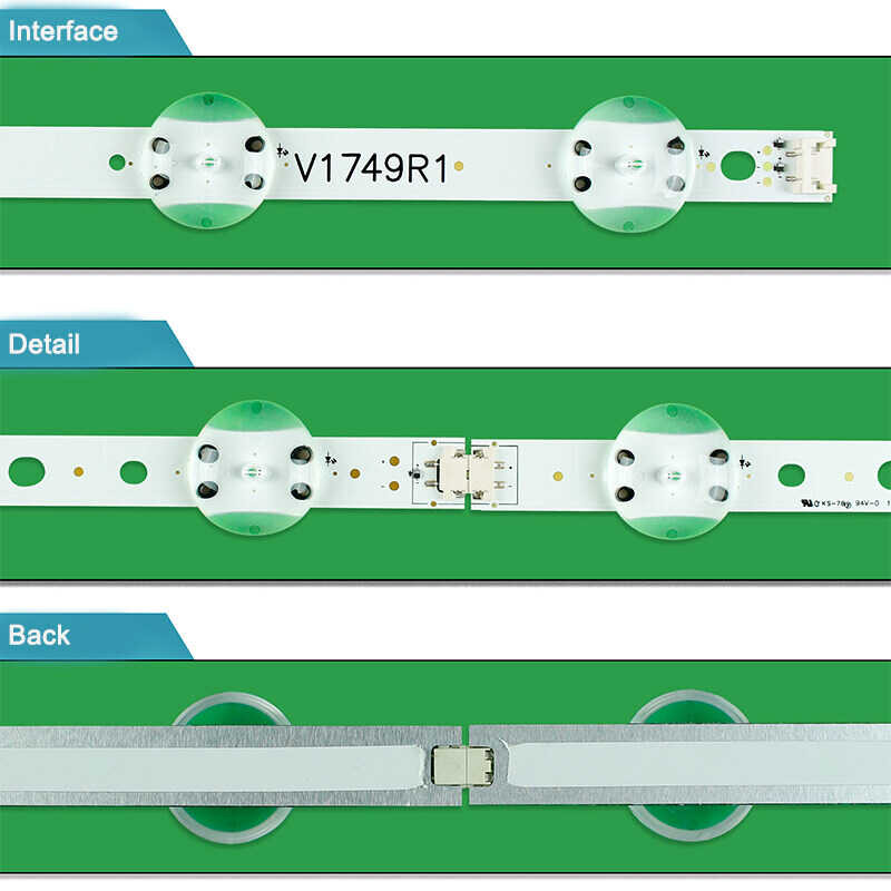 ❤ แถบแสงไฟ LED 4 ดวง Lg49uv340c-Ub V17 49 R1 L1 B6916l-2863A 2862A แถบแสง Lg4