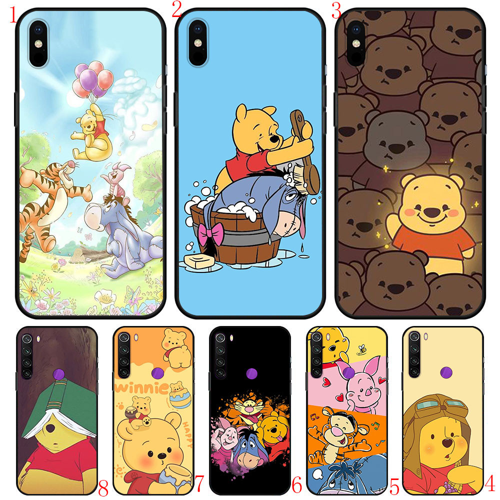 Xiao Mi 10T 12 x A2 6X CC9E Poco F3 F2 Pro Poco M2 M3 X2 X3 NFC 11T Pro Y45 Winnie the Pooh เคสโทรศั