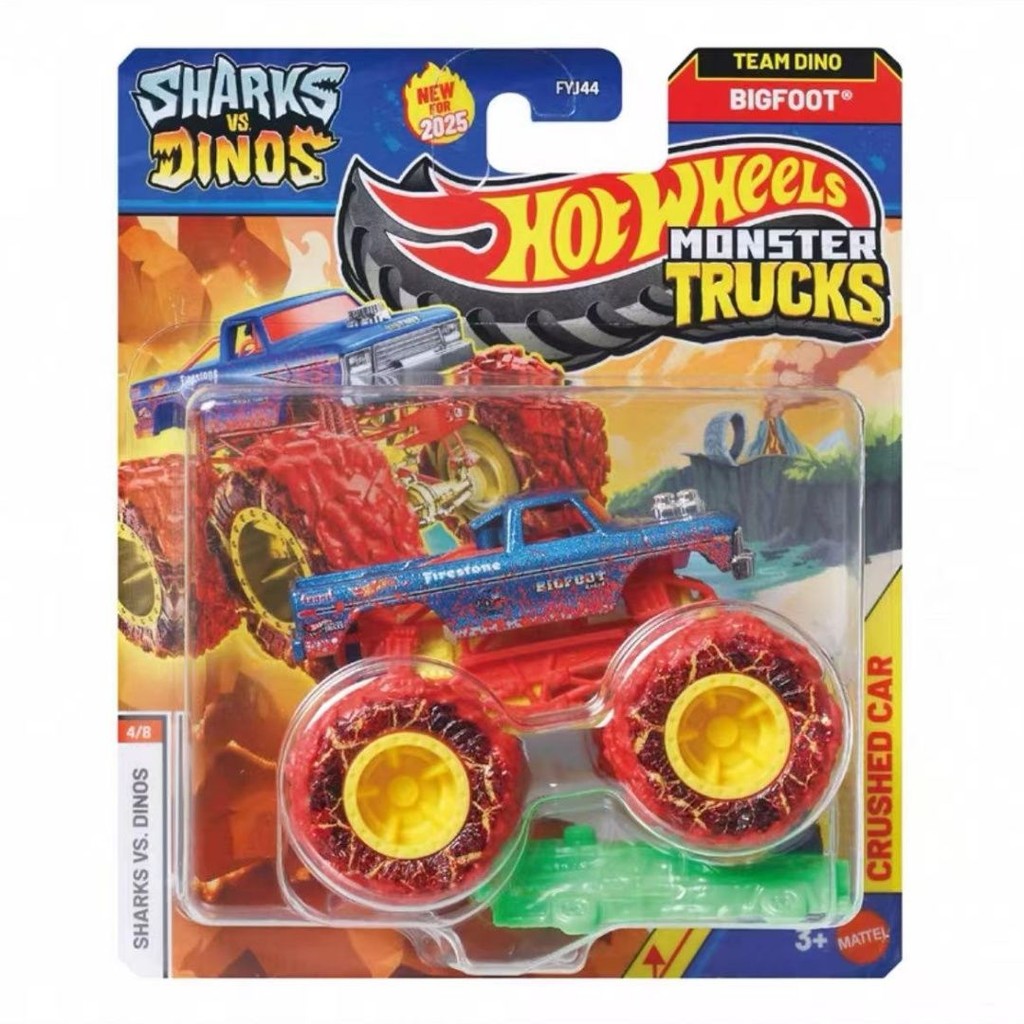 Hot Wheel Wild Big Car Series 25J-JCD92 Big Foot Pickup รถเด็กของเล่นเด็กผู้ชาย FYJ44