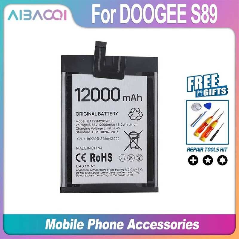 ▥ Aibaoqi 100% Original ใหม่เอี่ยม Bat22m2012000แบตเตอรี่12000mah สำหรับ DOOGEE S89 Pro โทรศัพท