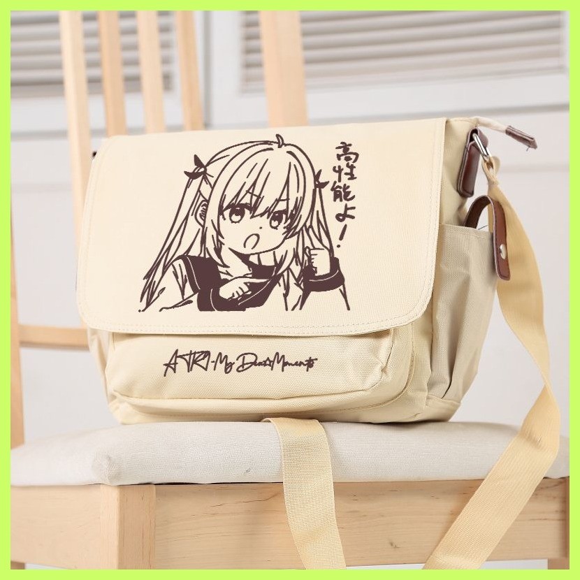 กระเป๋า Messenger ATRI ATRI ATRI My Beloved Time สินค้าอะนิเมะกระเป๋าสะพายนักเรียนสองมิติกระเป๋า Mes