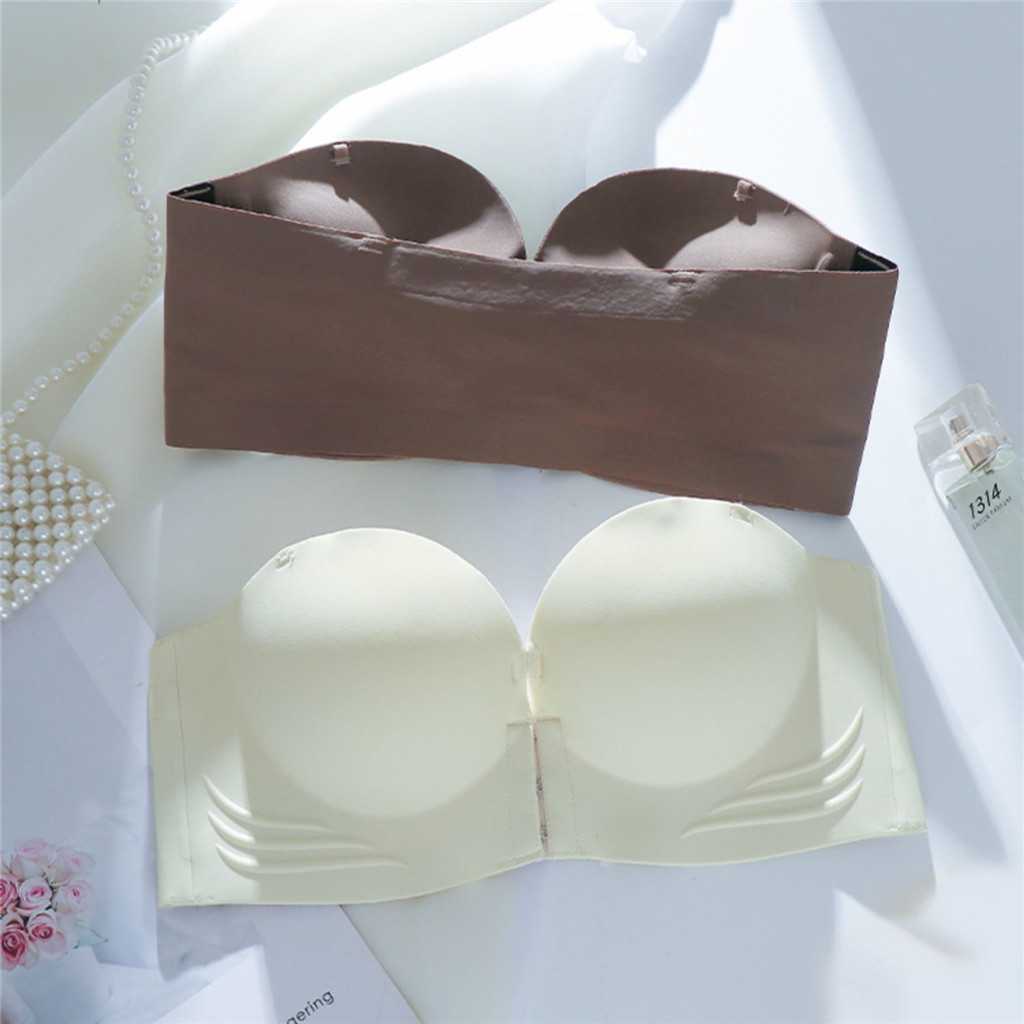 ฟองน้ําหนาผู้หญิงปิดด้านหน้าชุดชั้นในหน้าอกเล็ก ดัน ขึ้น สาวเยาวชนชุดชั้นในนุ่มไร้สายที่ไม่มีสายหนังหญิง ข ราเล็ต - รูปที่ 5