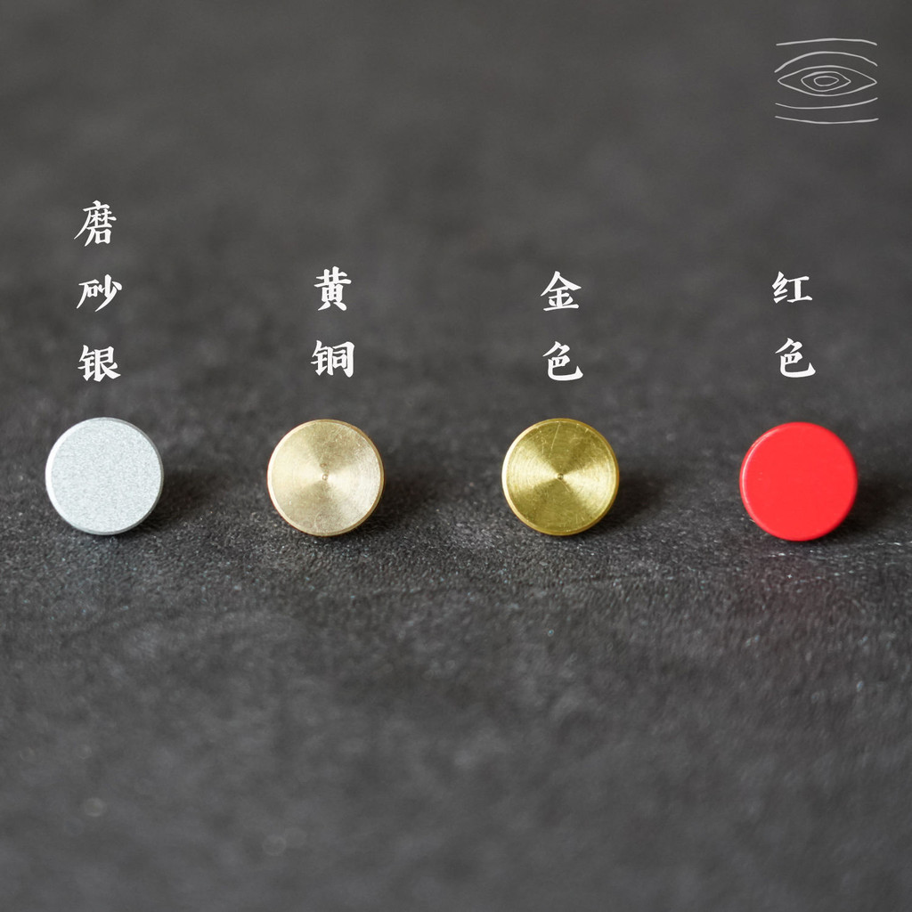Yuwood Original 7 มม.มินิทองแดงบริสุทธิ์ปุ่มชัตเตอร์กล้อง Minimalist Anti-accidental Touch Universal สําหรับ Fuji และ Leica