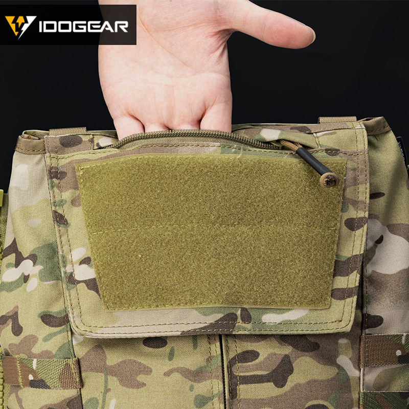 Idogear Tactic Zip-on แผงกระเป๋าสําหรับ CPC AVS JPC2.0 เสื้อกั๊ก Fase Release Buckle Multi-function กระเป๋า 3531