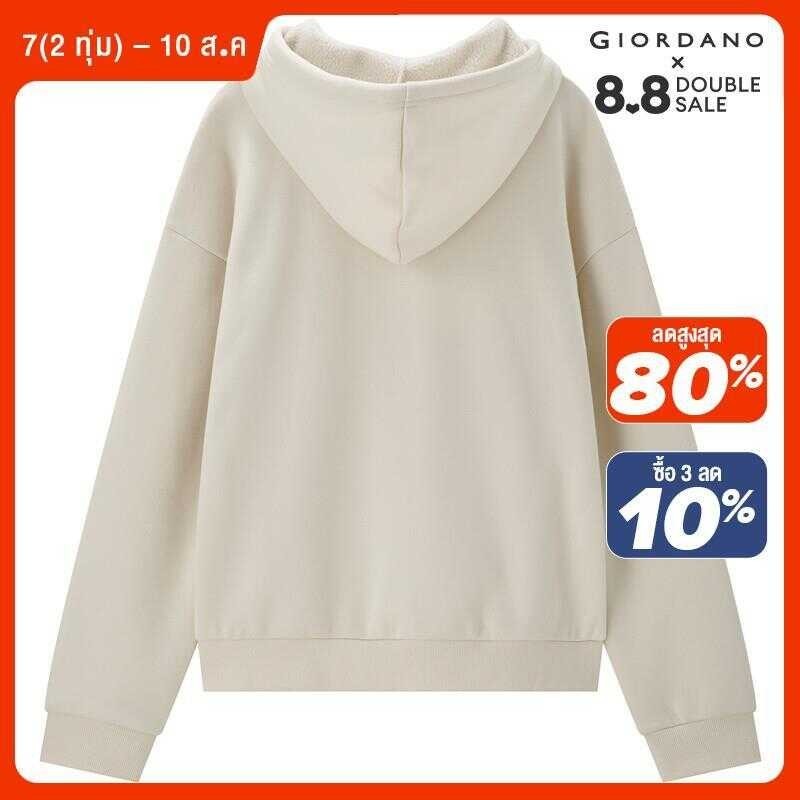 ❤ Giordanoผู้หญิง เสื้อกันหนาวมีฮู้ดพิมพ์ลายตัวอักษร