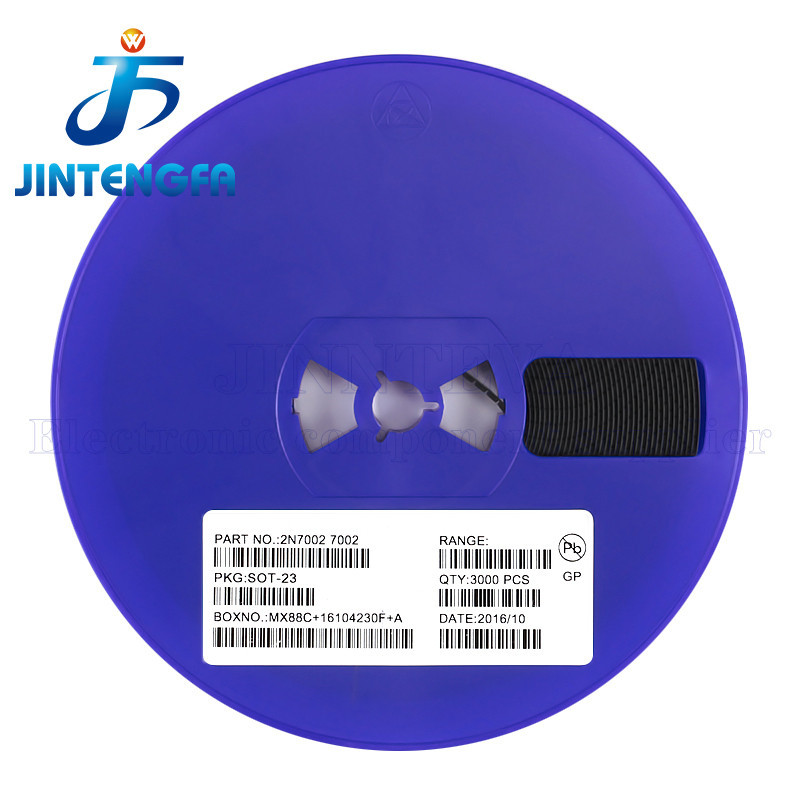 หลอดคริสตัล 3000PCS 2N7002 2N7002 2N7002K 72K 7002 702 12W SOT23 2N7002LT1G 2N7002KT1G 60V 340mA 115