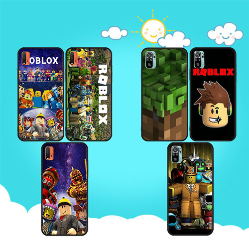 นุ่มสีดํา Huawei Y5P Y6P Y7A Y8P Y9A Y6 Y6 Prime roblox เคสโทรศัพท์