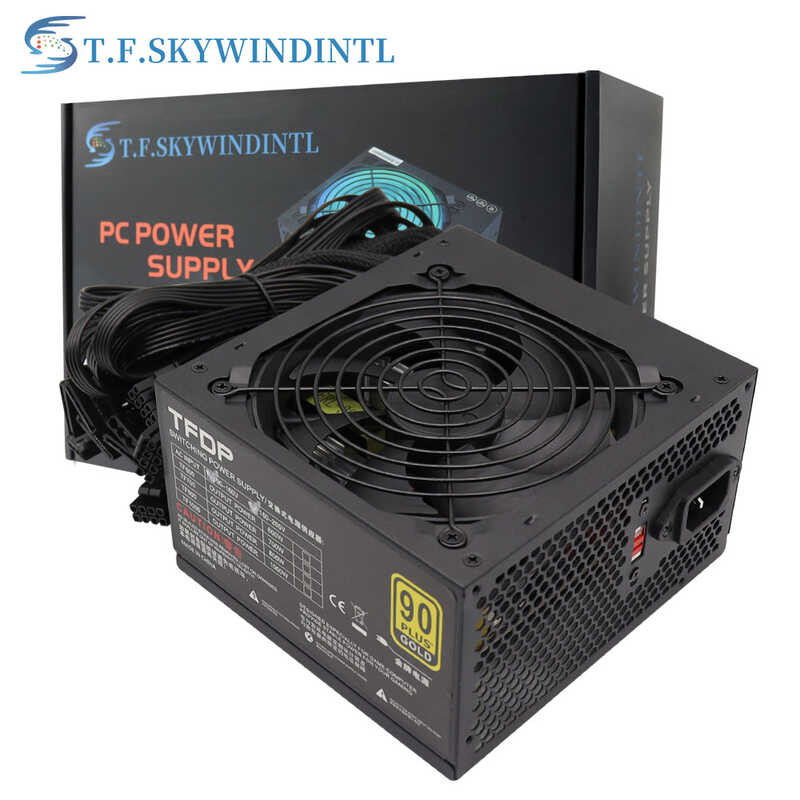 แหล่งจ่ายไฟ 800W ATX เดสก์ท็อปคอมพิวเตอร์ PSU เหมืองทองพล