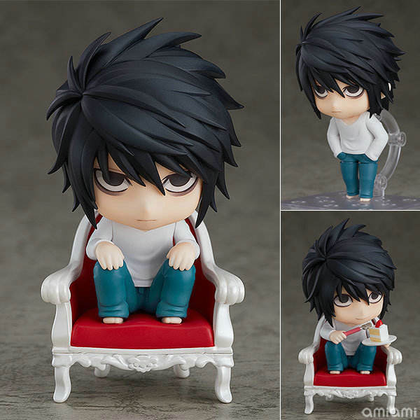 Nendoroid Death Note Yagami Light L 2.0 1200 # รุ่น Q รุ่นตุ๊กตาหน้าเปลี่ยนได้