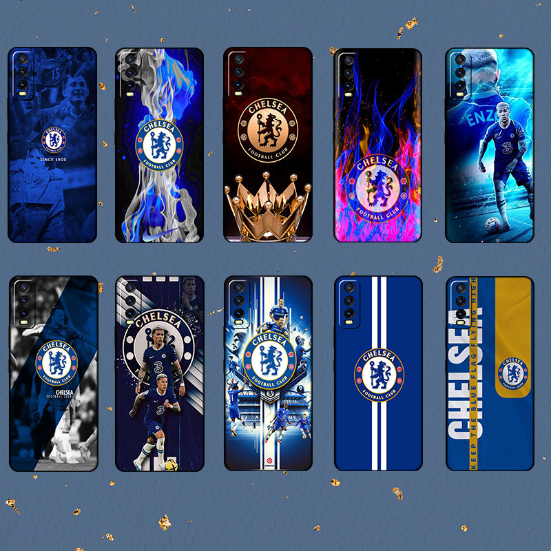 สําหรับ VIVO Y03 Y30T Y18 Y18S Y18E T3 Y37M Y19S Y28 V40 PRO Z9 lite เชลซีฟุตบอล Club Anti fall เคสโ