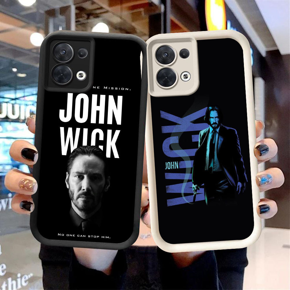 MK-105 World of John Wick ปลอกซิลิโคนอ่อนนุ่มสําหรับ OPPO F21 F21S K9X Reno 7 8 ค้นหา X5 Lite Pro