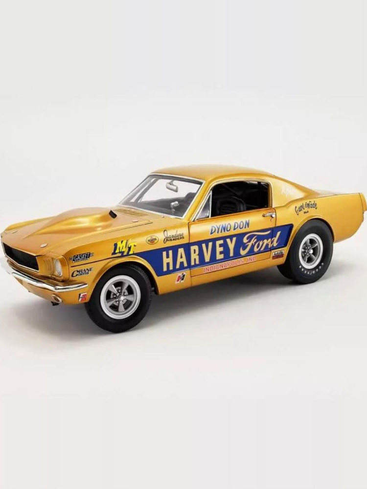 ACME 1 18 รถ Mustang Harvey Ford 965 Ford Mustang Racing Model Out of Print Model