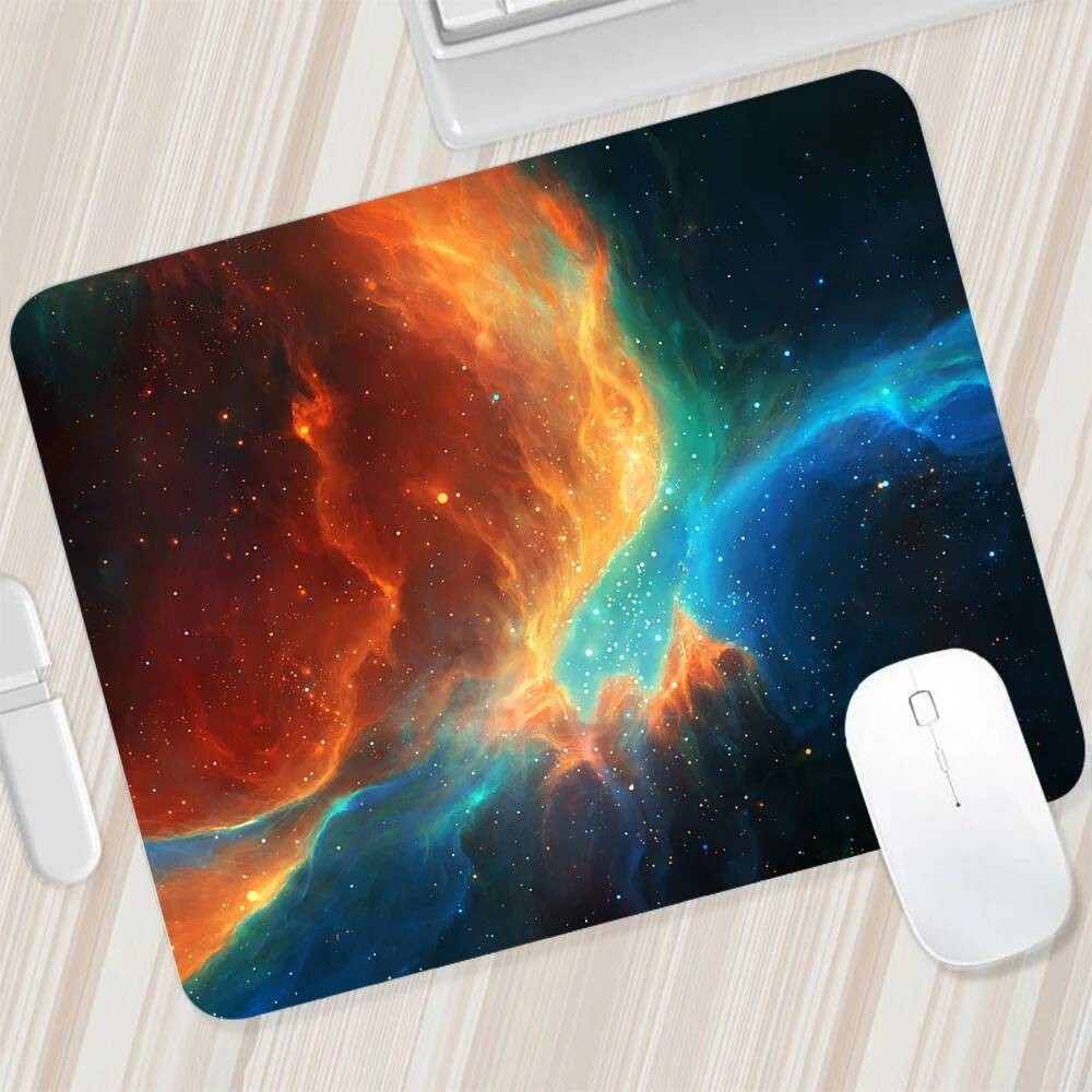 Space Galaxy Nebula Planet แผ่นรองเมาส์ขนาดเล็ก Gaming Mousepad PC Gamer เมาส์คอมพิวเตอร์ Pad คีย์บอ