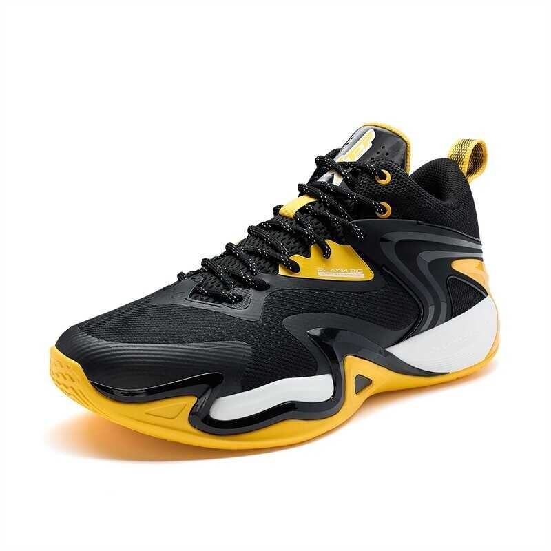 ❤ Xtep Aozhan 1-V2 Men's New Leather Breathable Comfortable Sports Basketball Shoes