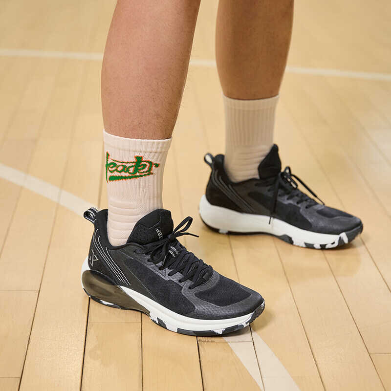 ❤ Xtep Basketball Shoes Shock-Absorbing Non-Slip Men's Actual Combat Shoes 876119120004