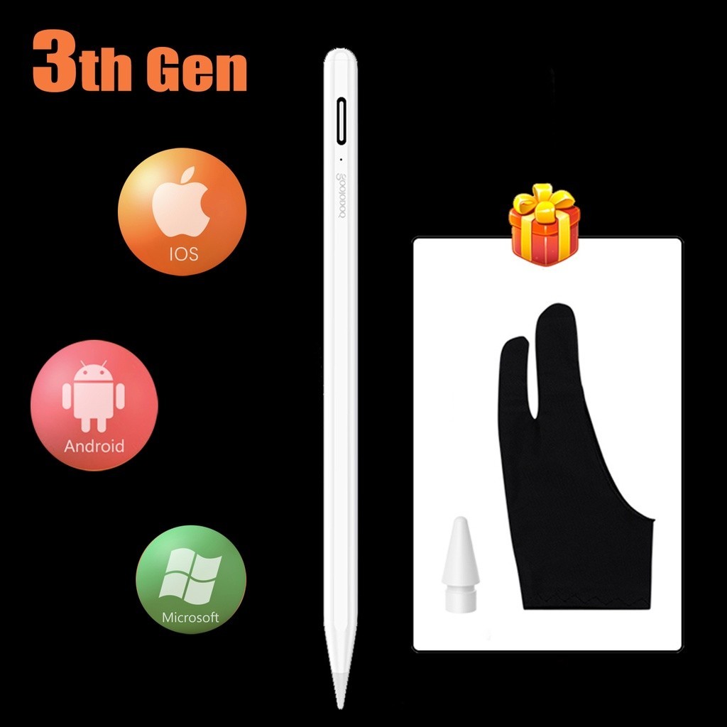 GOOJODOQ GD3 ปากกาทัชสกรีนใช้ได้ทุกรุ่น สำหรับ คอมพิวเตอร์แท็บเล็ต