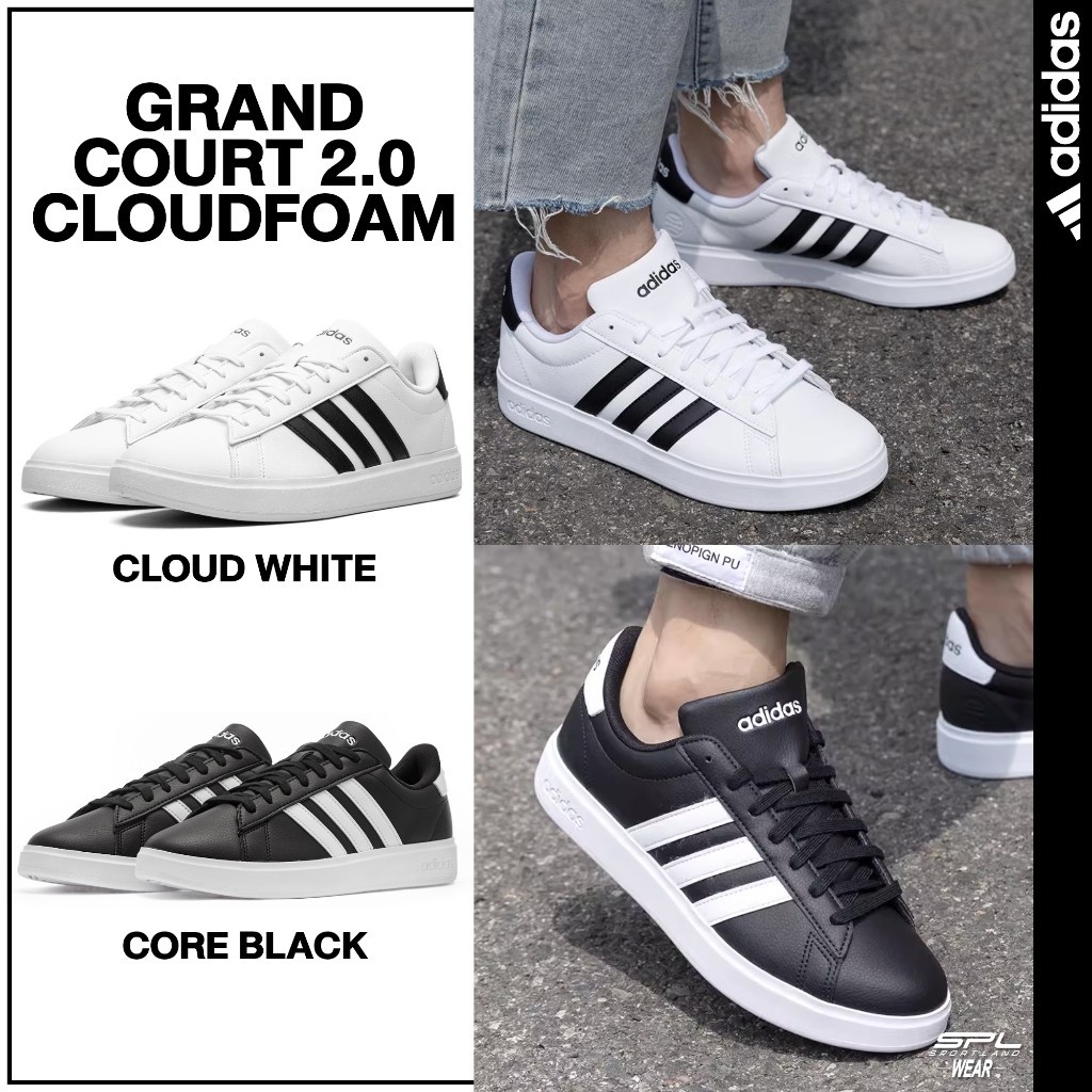 ฟิกเกอร์ Adidas Collection อาดิดาส รองเท้าผ้าใบ รองเท้าลำลอง M Grand Court 2.0 GW9195 / GW9196 (250