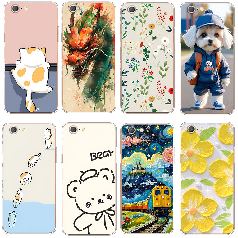 เคสสําหรับ oppo A71 a71k Soft Case TPU Print Phone Cover
