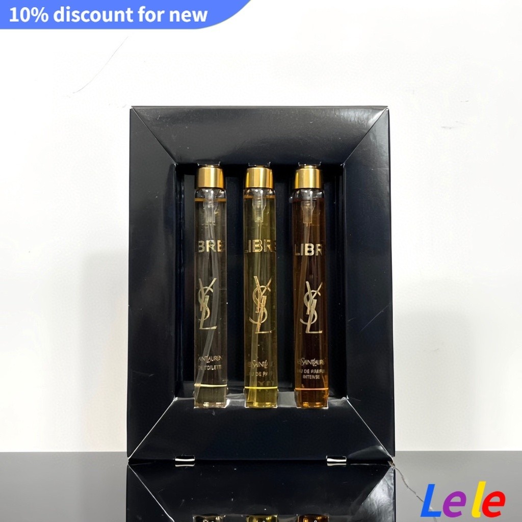 【SUVI】YSL Saint Laurent Test Tube Travel perfume Three Piece Set for Freedom First Lady perfume Lig