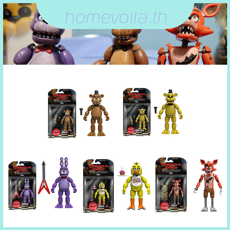 Fnaf Funko Five Nights At Freddys Action Figure Articulated Golden Freddy สําหรับเด็ก