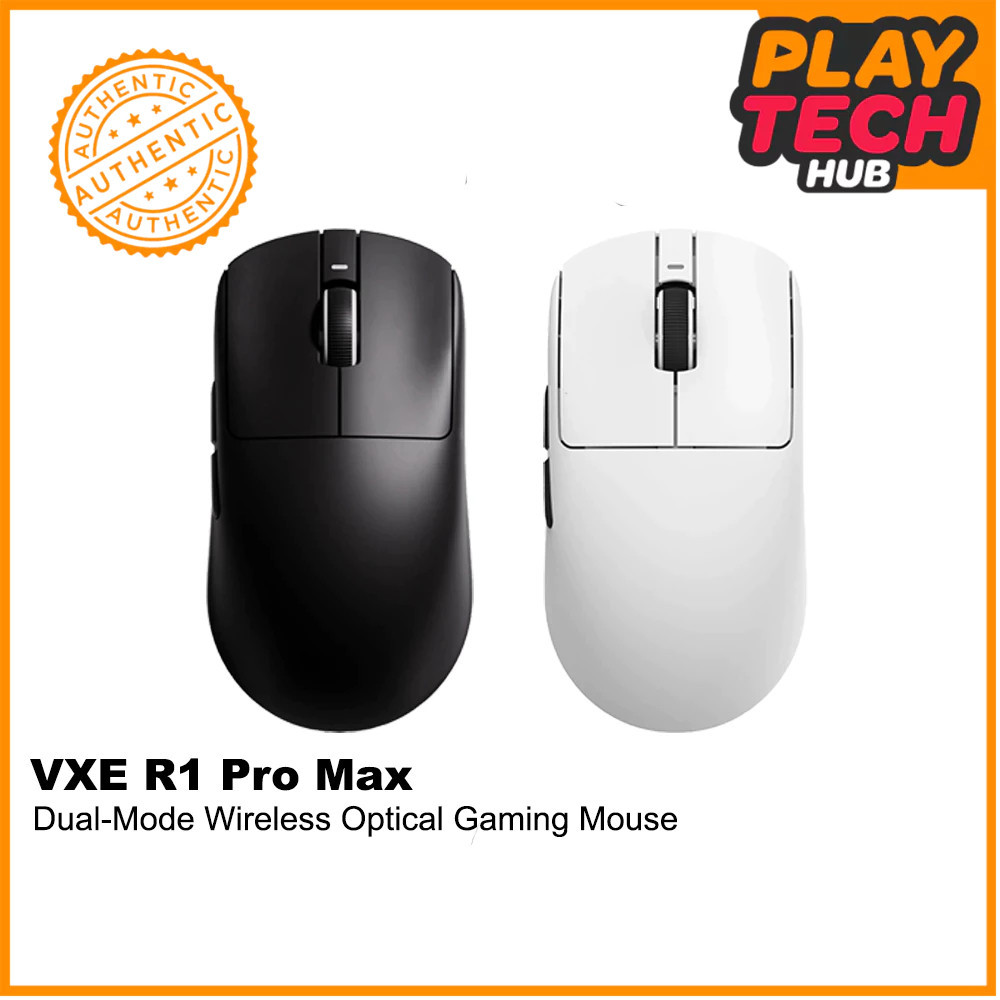 Vxe R1 Pro Max เมาส์เล่นเกมออปติคัลไร้สายสองโหมด