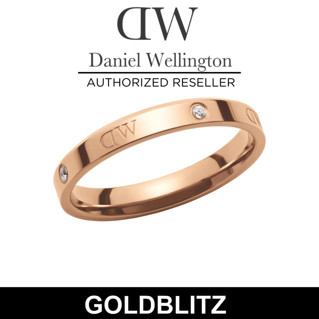 แหวน Daniel Wellington Rose Gold Classic Lumine