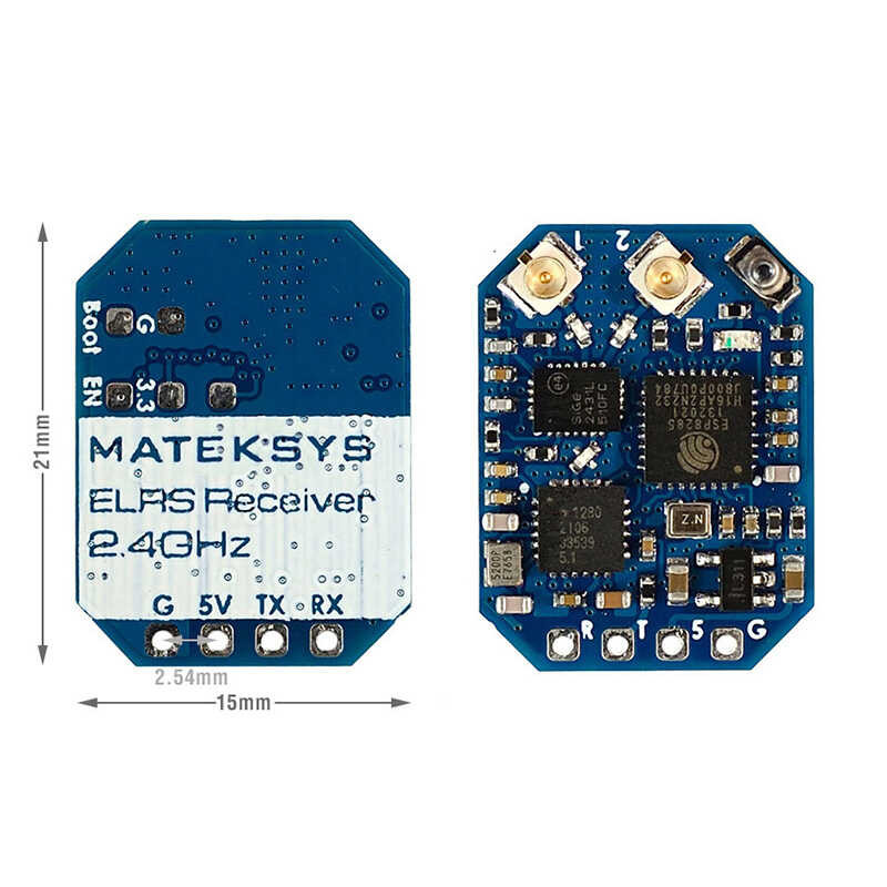 Δ MATEK Mateis Expresslrs 2.4Ghz ELRS R24d R24s R24-S ตัวรับสัญญาณนาโนสำหร