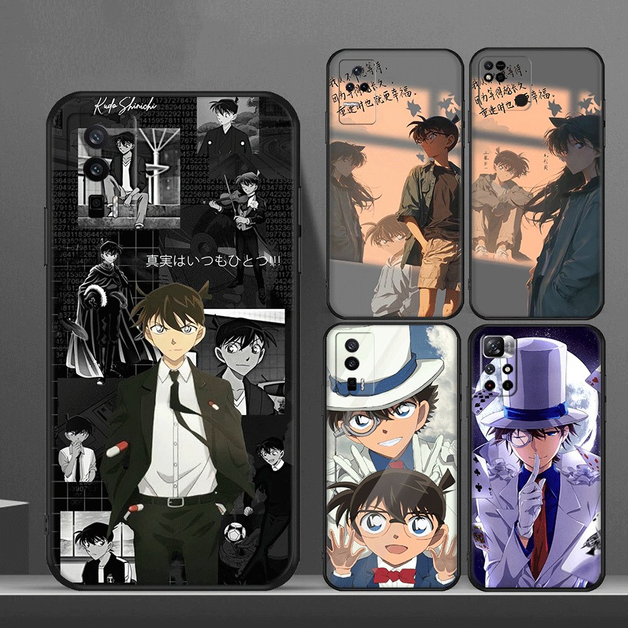 U5G การ์ตูนอะนิเมะนักสืบ Conan สําหรับ Redmi 13C A1 A2 K20 K60 K70 Pro K50 Gaming TPU ซิลิโคนอ่อนนุ่