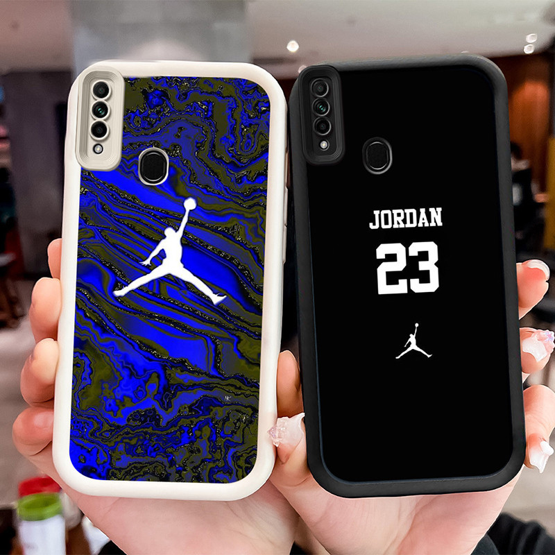 ปลอกกันกระแทกสําหรับOPPO A31 F15 A91 Reno 3 Realme 6i C3 5s 5i 5 Narzo 10 10A 20A WF20 J-jordanโลโก้