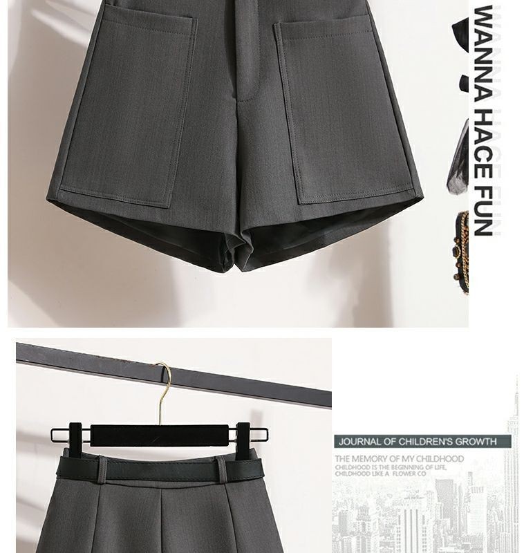 กางเกงขาสั้นสำหรับผู้หญิง ทรงกว้าง ใส่สบาย ในฤดูร้อน - รูปที่ 4