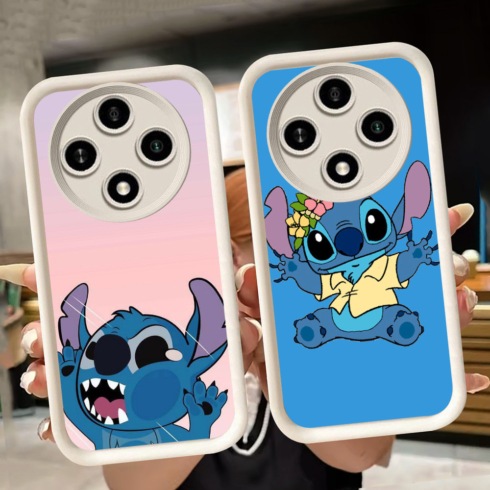 ปลอกอ่อนสําหรับ Xiaomi Redmi 14C POCO C61 C75 A3 A3X X3 NFC X7 Pro 5G สีขาว Q88 Stitch