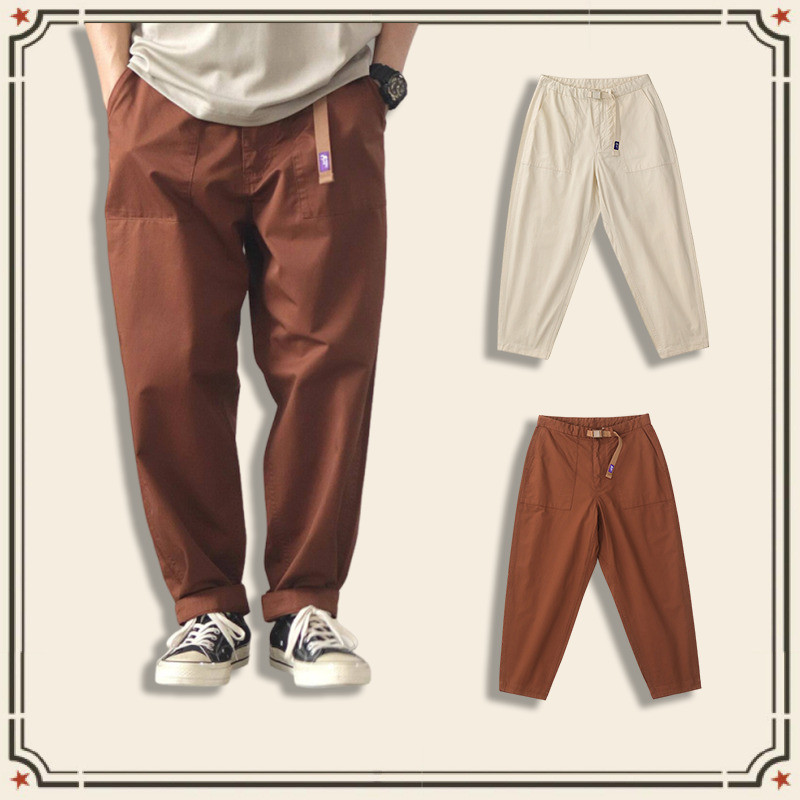 GRND HBT P44 USMC กางเกงทหาร แจ็กเก็ตทำงาน ผ้าฝ้ายแท้ สีม่วง พิมพ์ทันสมัย ไซส์ใหญ่ ขากว้าง สำหรับผู้