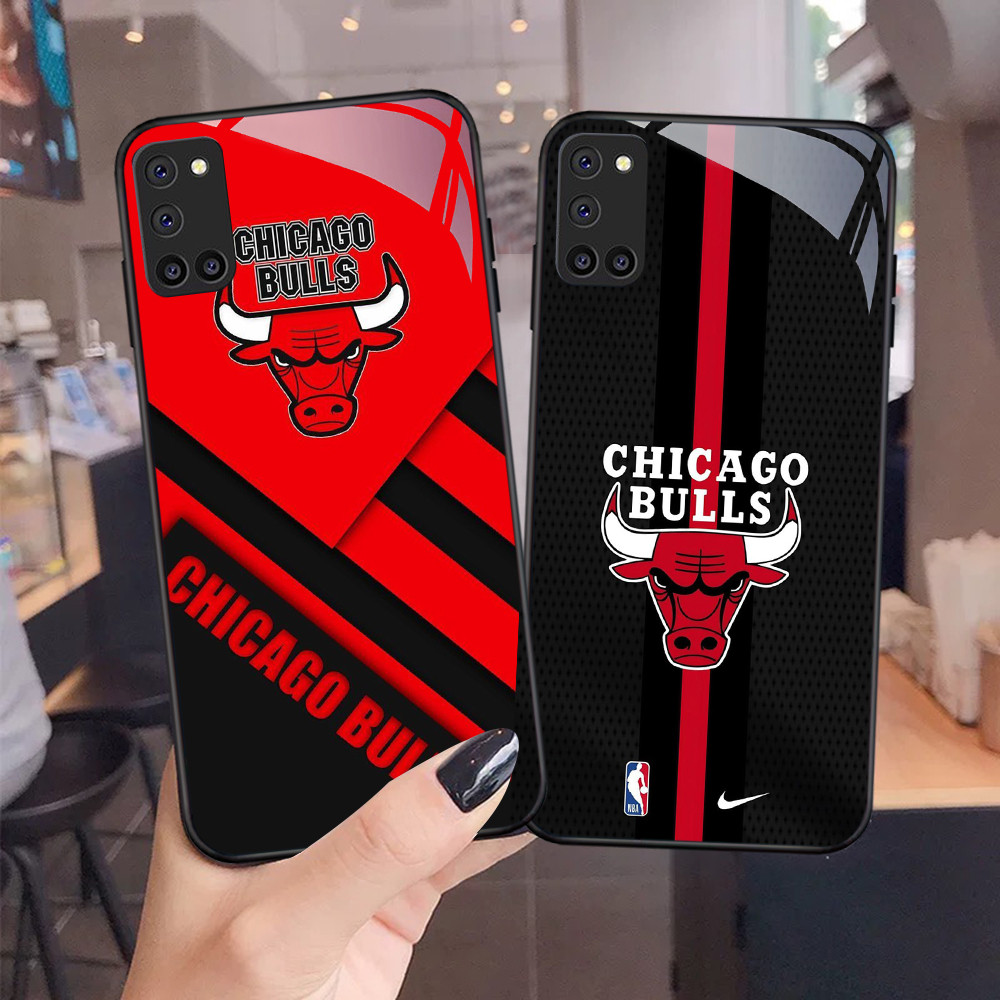 NC-17 Chicago Bulls แก้วสําหรับ OPPO A92 A72 A94 A52 F19 Reno 5 5F Lite Pro