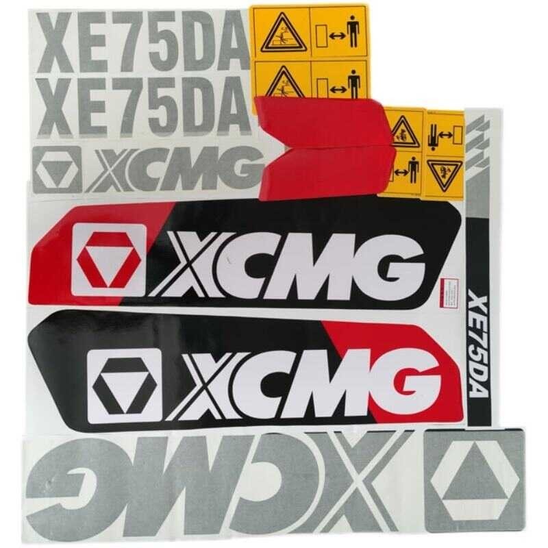 ⚙Ww XCMG Excavator New Sticker Black Red Xe60 75 85 135 155 215 305Dadk