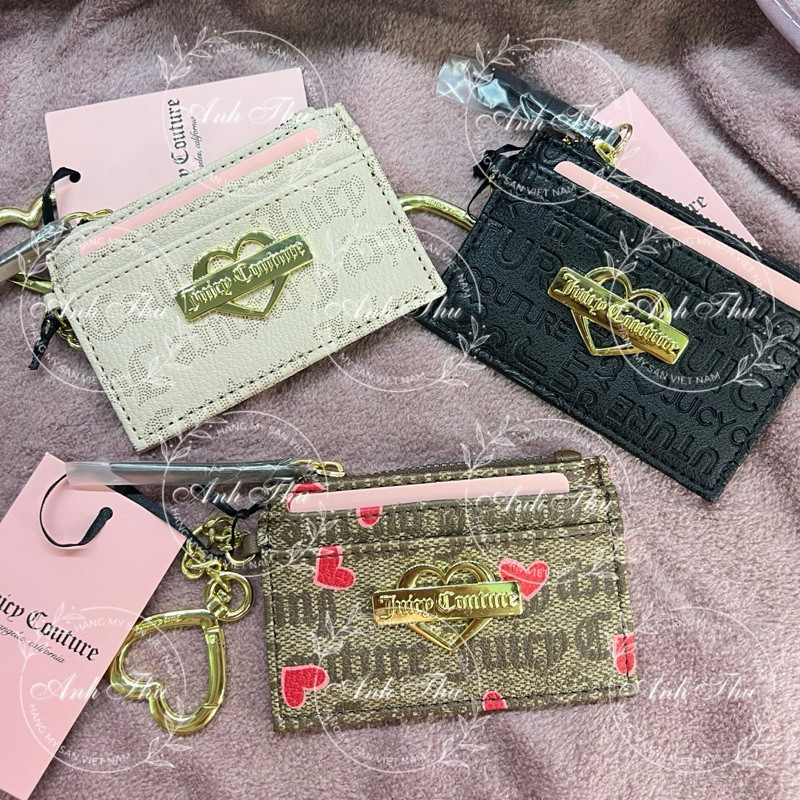 Compact With Juicy Couture: กระเป๋าสตางค์ (ดูคําอธิบาย Carefully)