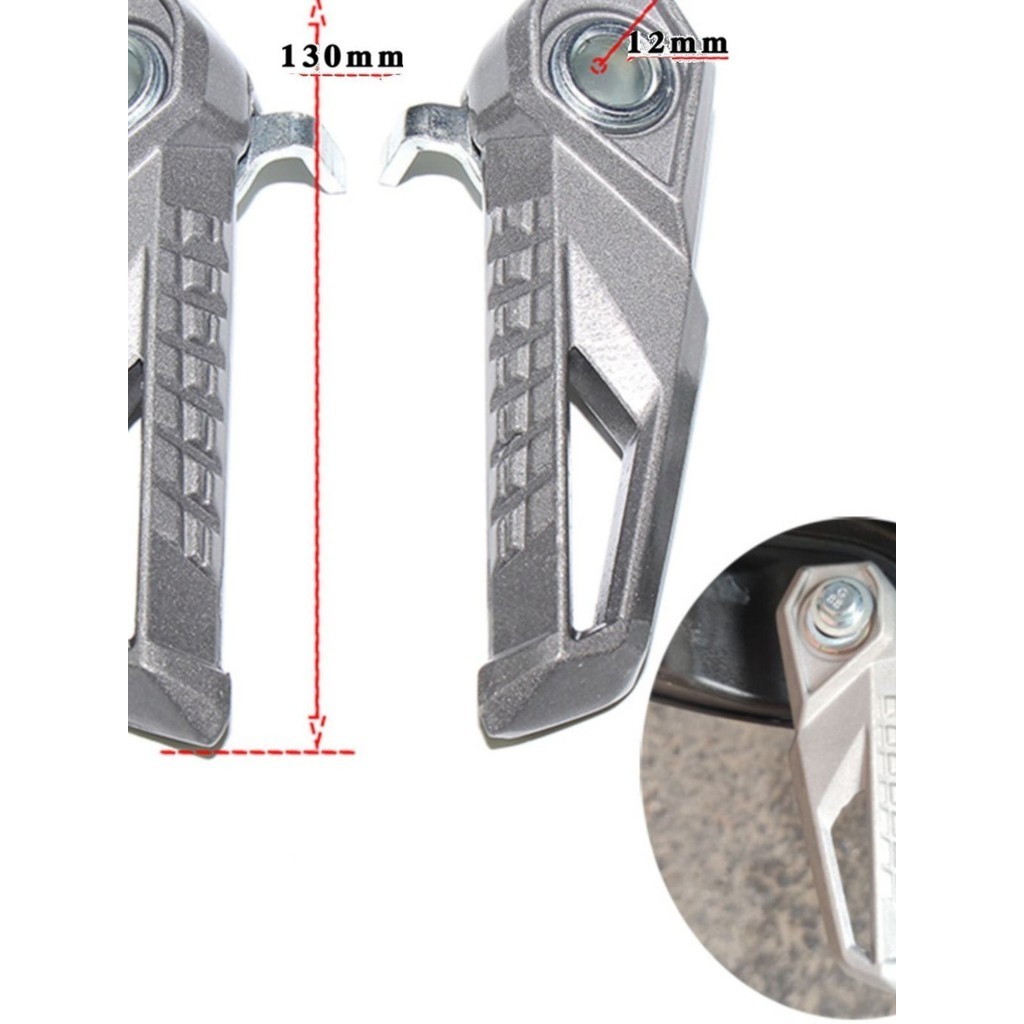 สกู๊ตเตอร์ใหม่ JOGI JOGI Pedal Rest รถยนต์ไฟฟ้า BWS เหยียบ Yadi Swift Eagle แฟชั่นคอดัดแปลงด้านหลังเ