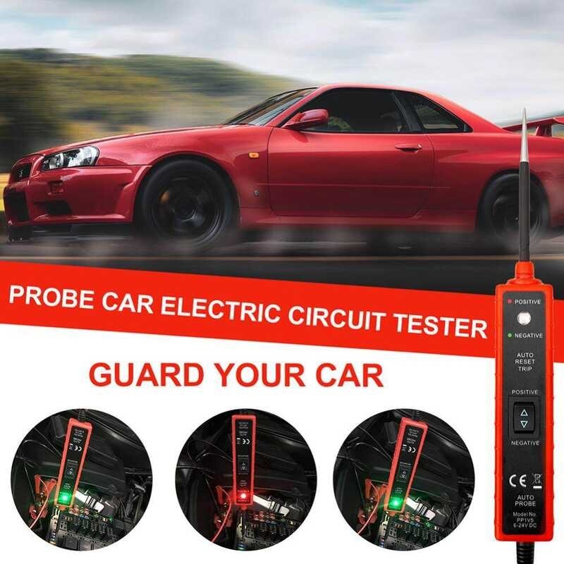 ❤ เครื่องทดสอบวงจรรถยนต์ Probe Auto Electric Current Voltage Track Power