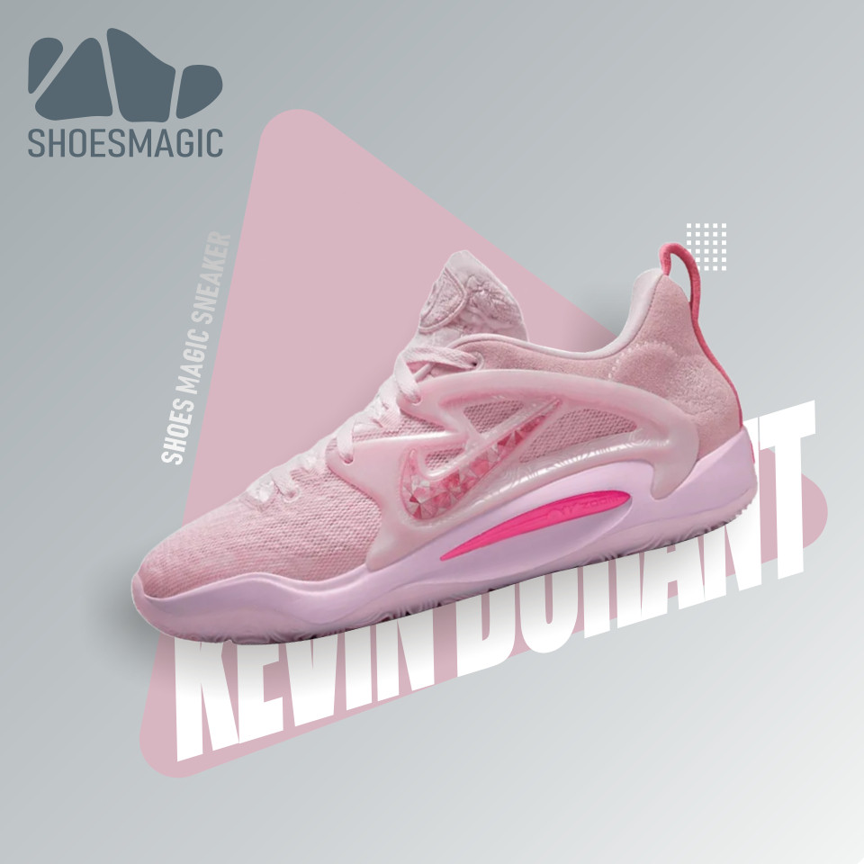 ♞,♘-พร้อมส่ง-แท้% Nike KD 15 Aunt pearl KD15 EP Kevin Durant "AUNT PEARL" Basketball Shoes Sneakers