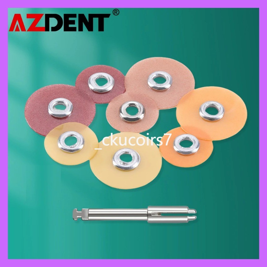 tk ขายร้อน  50pcs Azdent Dental Finishing and Polishing Discs Dentist Composite Metals Porcelain Po