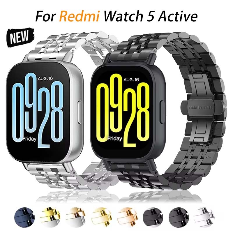 สาย สําหรับ Xiaomi Redmi Watch 5 Active นาฬิกา สาย สำรอง สายสแตนเลส สําหรับ Redmi Watch 5 Active สาย