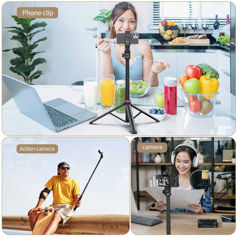 Δ Ulanzi Mt-79 ขาตั้งกล้องแบบขยายได้พร้อมสกรู 1/4 นิ้วสำห