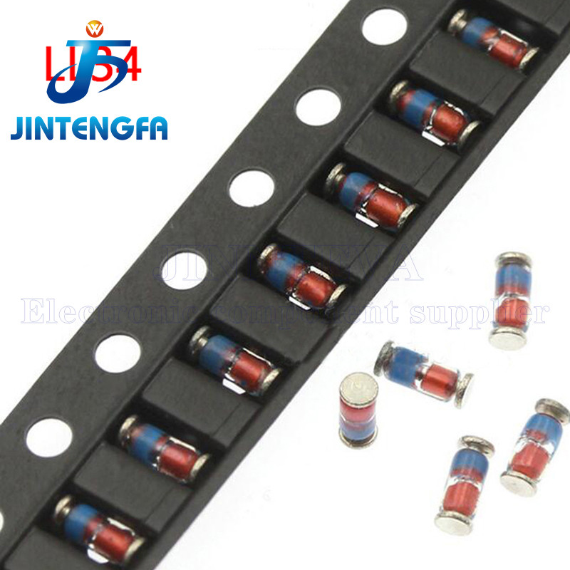 200PCS 0.5W 1/2W Zener ไดโอด LL34 1206 ZMM 2.2V 2.4V 3.3V 3V3 4V7 5V1 5V6 6V8 7V5 10V 11V 12V 15V 18