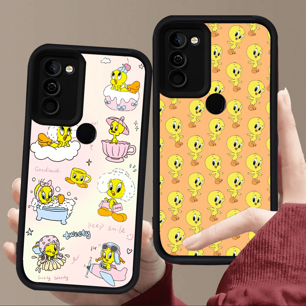 E97 ปลอกทวิตท์สําหรับซิลิโคนสีดํา Infinix HOT 12 Smart 5 8 10 6 11 Play Plus