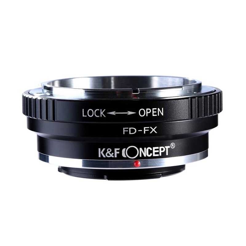 ▥ K & F Concept TO FX อะแดปเตอร์ Canon FD ไปยัง Fuji X Fujifilm X-Pro3 X-Pro2 X-T5 X-T4 X-T2 X-