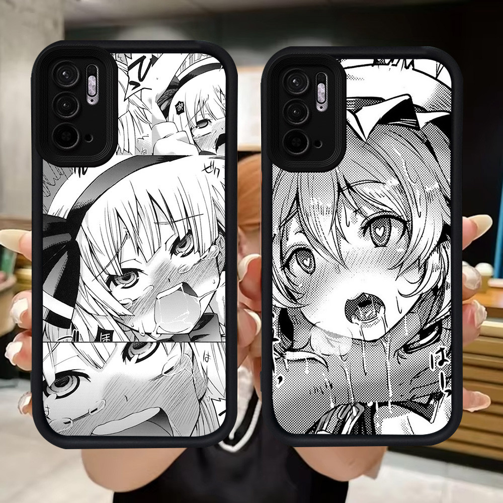 Q111 การ์ตูน Ahegao ปลอกอ่อนสําหรับ Xiaomi Redmi หมายเหตุ 11T 10T 10 11 SE 11s 10s Pro 5G