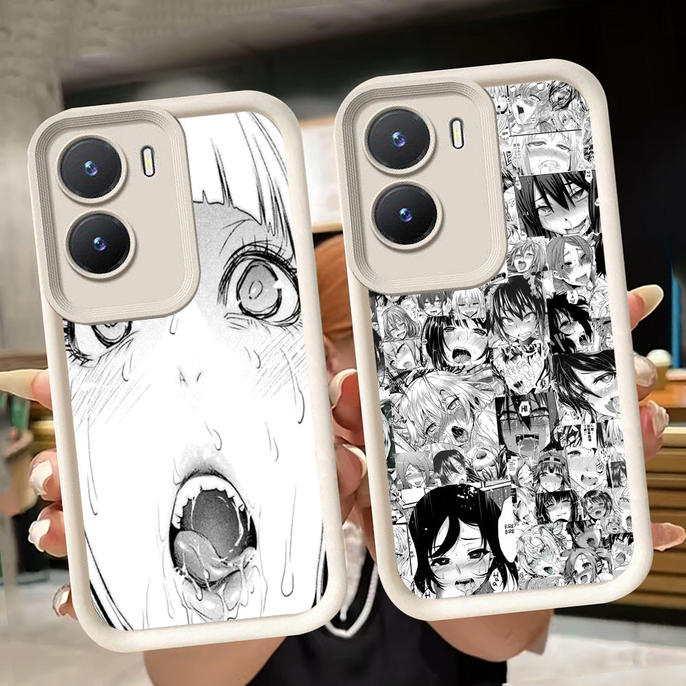 ปลอกอ่อนสําหรับ VIVO Y16 Y75 Y15a Y22 Y22s Y35 Y56 Y15s Y01 Y01A IQOO Z9X Y55 Z9 5G 13 Z10 T4 สีขาว 