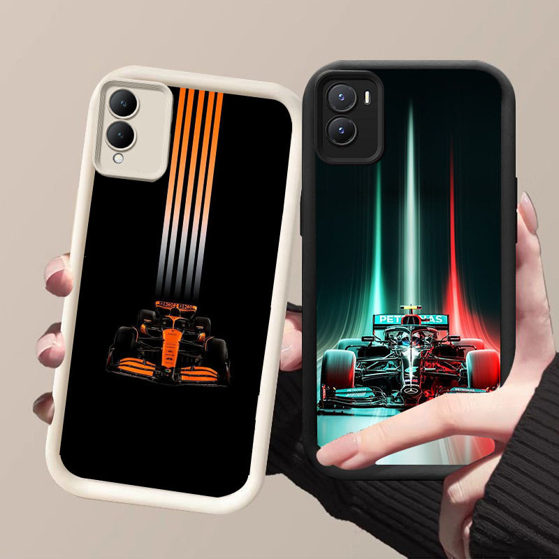 YZ-81 สูตร 1 ปลอกกันกระแทกสําหรับ VIVO IQOO Y28 Y56 Y17S Y16 Z9X Z9 Y35 Y02S 2024 5G