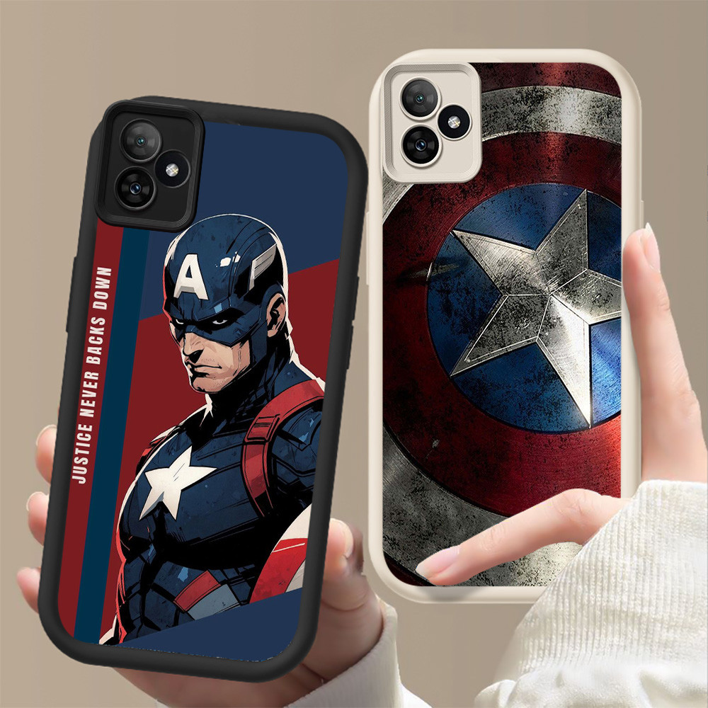 ปลอกกันกระแทกสําหรับRealme C53 C63 C61 C51 GT SE NEO6 6หมายเหตุ50 60 Narzo N61 N53 FF-9 Captain Amer